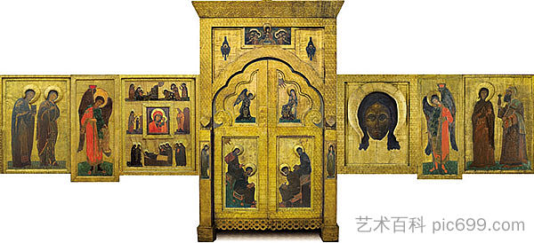 烫发圣像 Perm iconostasis (1907)，尼古拉斯·罗瑞奇