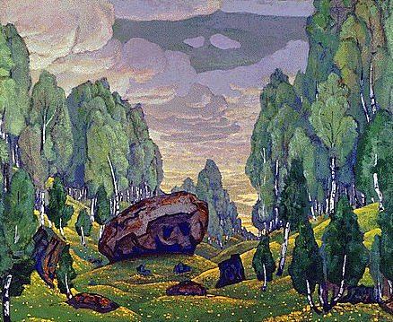山沟 Ravine (1912)，尼古拉斯·罗瑞奇