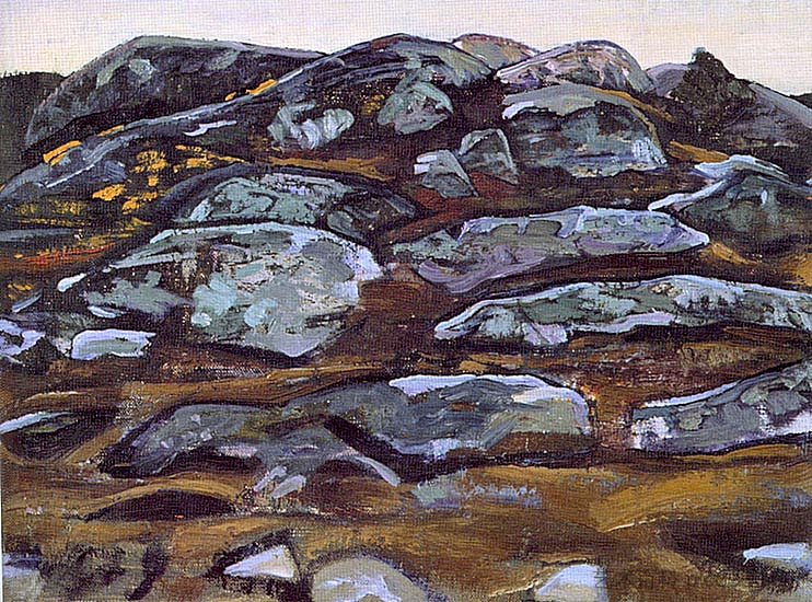 岩石（卡累利阿） Rocks (Karelia) (1917)，尼古拉斯·罗瑞奇