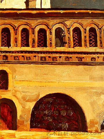 罗斯托夫·维利基。等级的塔楼。 Rostov Veliky. Hierarch's towers. (1903)，尼古拉斯·罗瑞奇