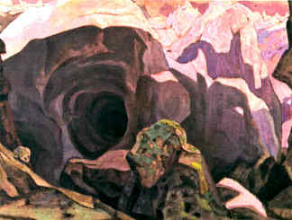 《佩尔金特》场景设计 Scene design for “Peer Gynt” (1911)，尼古拉斯·罗瑞奇