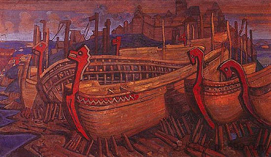 他们建造船只 They build the ships (1903),尼古拉斯·罗瑞奇