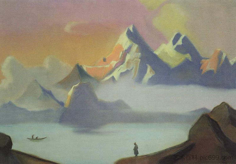 西藏 Tibet (c.1944)，尼古拉斯·罗瑞奇