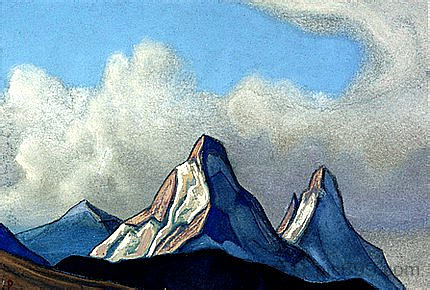 西藏。圣石。蒙古。 Tibet. Sacred stones. Mongolia.，尼古拉斯·罗瑞奇