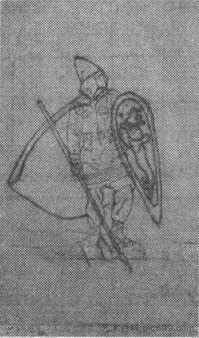 瓦兰吉战士 Varangian warrior (1911)，尼古拉斯·罗瑞奇