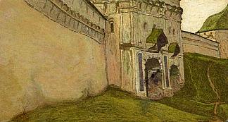 兹韦尼哥罗德。圣门。 Zvenigorod. Holy Gate. (1904)，尼古拉斯·罗瑞奇