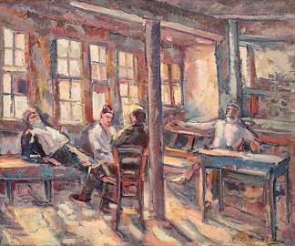 马穆特咖啡厅 Mamut’s Café (1933)，尼古拉·达拉斯库