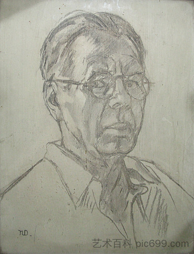 自画像 Self-Portrait (1958)，尼古拉·达拉斯库