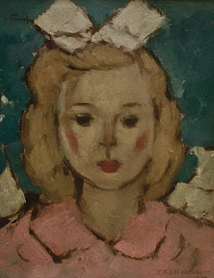 粉色女孩 Girl in Pink，尼古拉托尼扎