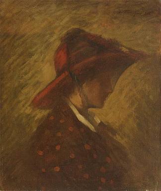 戴面纱的女士 Lady with veil (1915)，尼古拉托尼扎