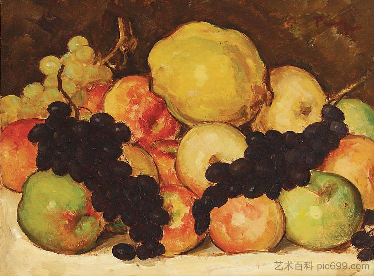 静物与水果 Still Life with Fruit，尼古拉托尼扎