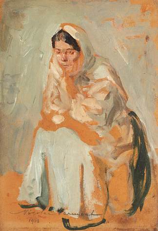 吉普赛女人（研究） Gypsy Woman (Study) (1918)，尼古拉·佛蒙特