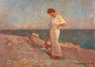 在海边 On the Seashore (1913)，尼古拉·佛蒙特