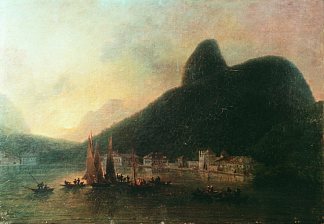 博塔弗戈湾的景色 View of Botafogo Cove (1816)，尼古拉斯·安托万·陶内