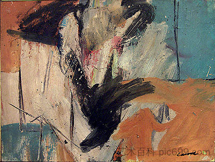 无题 Untitled (1958)，尼古拉斯·卡罗恩