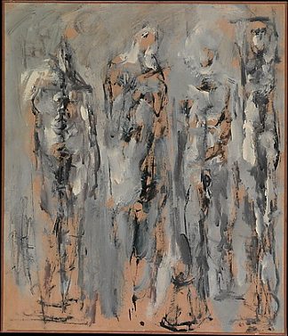 无题（四位数） Untitled (Four Figures) (1951)，尼古拉斯·卡罗恩