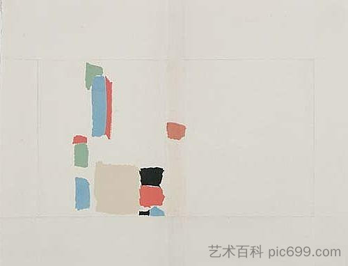 抽象构图 Abstract Composition，尼古拉·德·斯塔埃尔