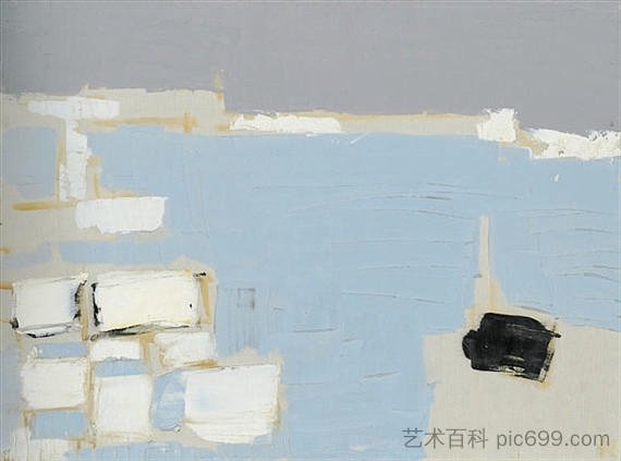 雪下的马赛 Marseille under snow (1954)，尼古拉·德·斯塔埃尔