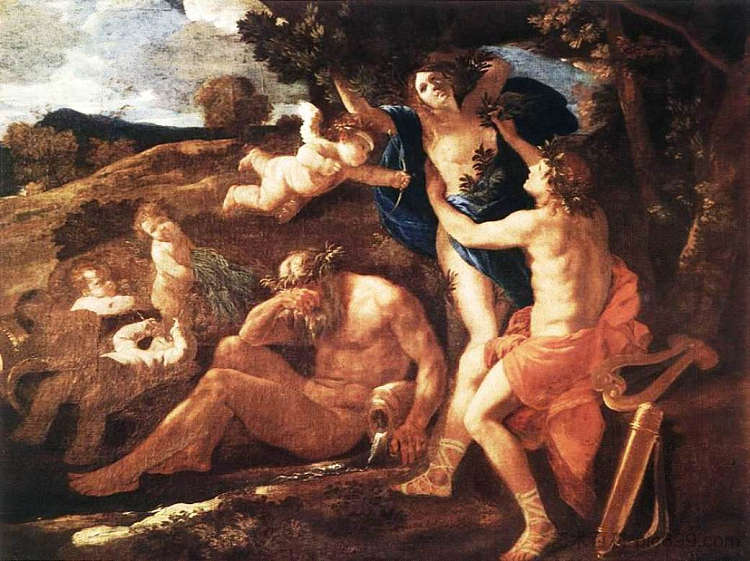 阿波罗和达芙妮 Apollo and Daphne (1625),尼古拉斯·普桑
