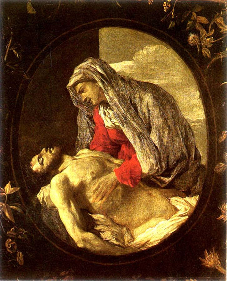 圣母怜子图 Pieta (c.1625 - 1627)，尼古拉斯·普桑