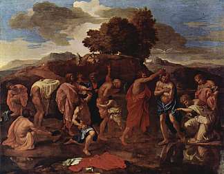 洗礼 Baptism (1642)，尼古拉斯·普桑