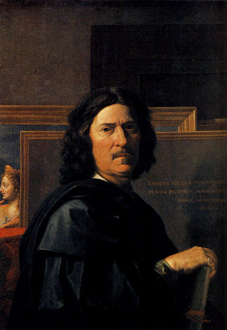 自画像 Self Portrait (1650)，尼古拉斯·普桑