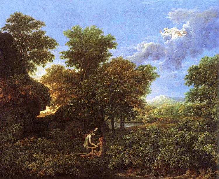 春天(人间天堂) Spring (The Earthly Paradise) (1660 - 1664),尼古拉斯·普桑