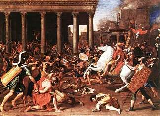 耶路撒冷圣殿的毁灭 The Destruction of the Temple at Jerusalem (1637)，尼古拉斯·普桑