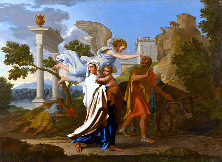 飞往埃及 The Flight into Egypt (1657),尼古拉斯·普桑