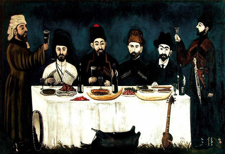 库普雷什维利家族的盛宴 The feast of Kupreishvili family，皮罗斯马尼