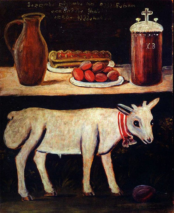 复活节餐桌上的复活节羊肉 Easter lamb on Easter table,皮罗斯马尼