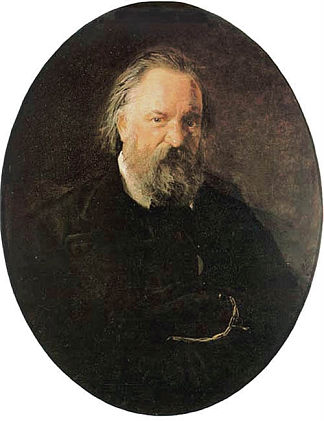 作者亚历山大·赫尔岑的肖像 Portrait of the Author Alexander Herzen (1867)，尼古拉格