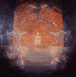 看天上的新郎来了 Behold the Celestial Bridegroom Cometh (1895)，尼古拉斯·吉热斯