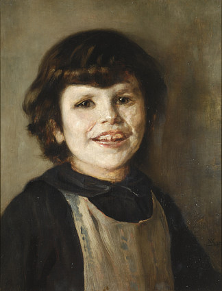 蒂勒马霍斯吉兹人的肖像 Portrait of Tilemahos Gyzis (1890)，尼古拉斯·吉热斯