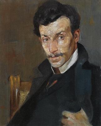 画家杰拉西莫斯日记的肖像 Portrait of the Painter Gerassimos Dialismas，尼古拉斯·莱特阿斯