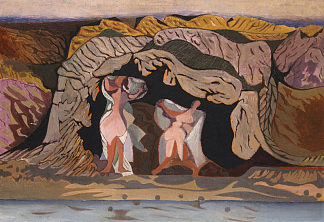 在山洞里洗澡 Bathing in the cave (1930)，尼科什·哈德吉凯里科什·格希卡斯