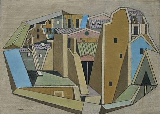 巴黎屋顶 Parisian rooftops (1952)，尼科什·哈德吉凯里科什·格希卡斯