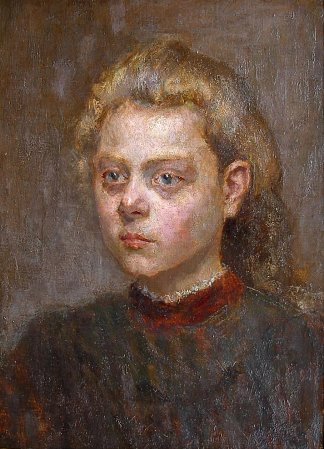 女孩子 Little girl (c.1897)，诺亚·博尔迪尼翁