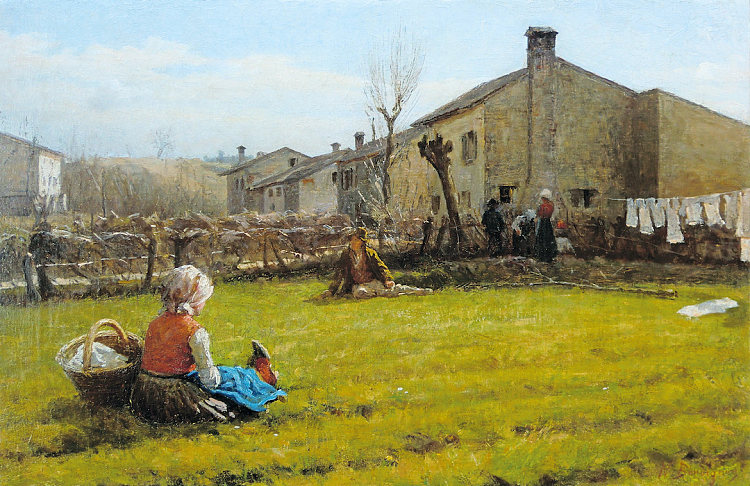 圣泽诺内的日常生活 Daily life in San Zenone (1885 - 1890)，诺亚·博尔迪尼翁