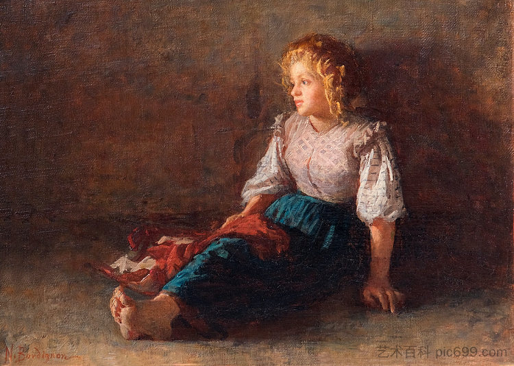 娘 Young girl，诺亚·博尔迪尼翁
