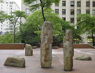 时间景观 Landscape of Time (1975)，野口勇