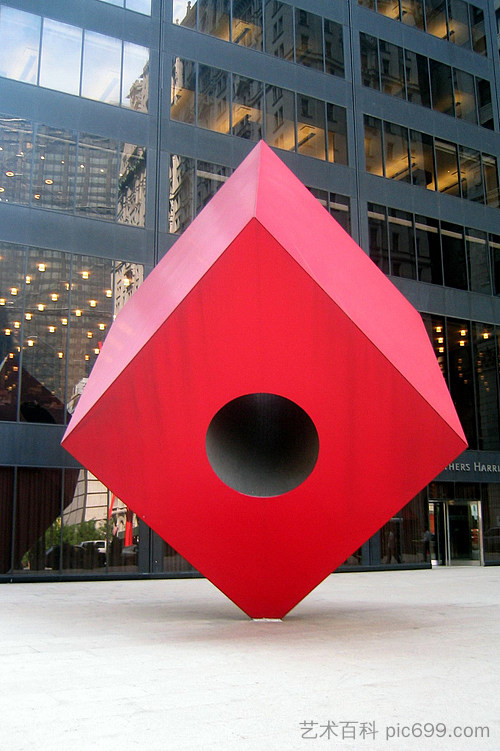 红立方 Red Cube (1968)，野口勇