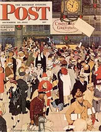 《周六晚邮报》封面 Cover for The Saturday Evening Post (1944)，诺曼·洛克威尔