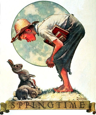 兔子男孩 Bunny Boy (1935)，诺曼·洛克威尔