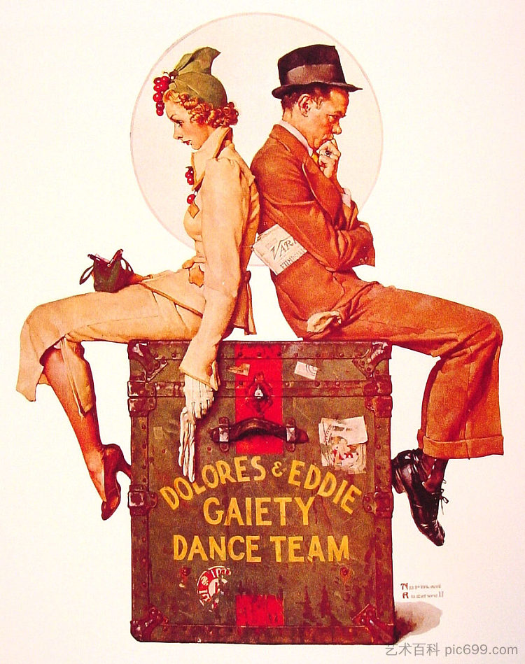 欢乐舞蹈队 Gaiety Dance Team (1937)，诺曼·洛克威尔