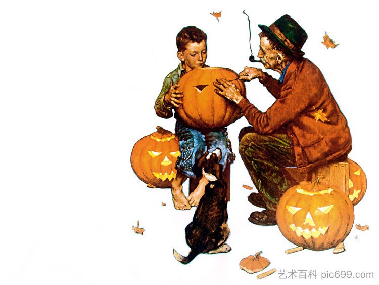 鬼葫芦 Ghostly gourds (1969)，诺曼·洛克威尔