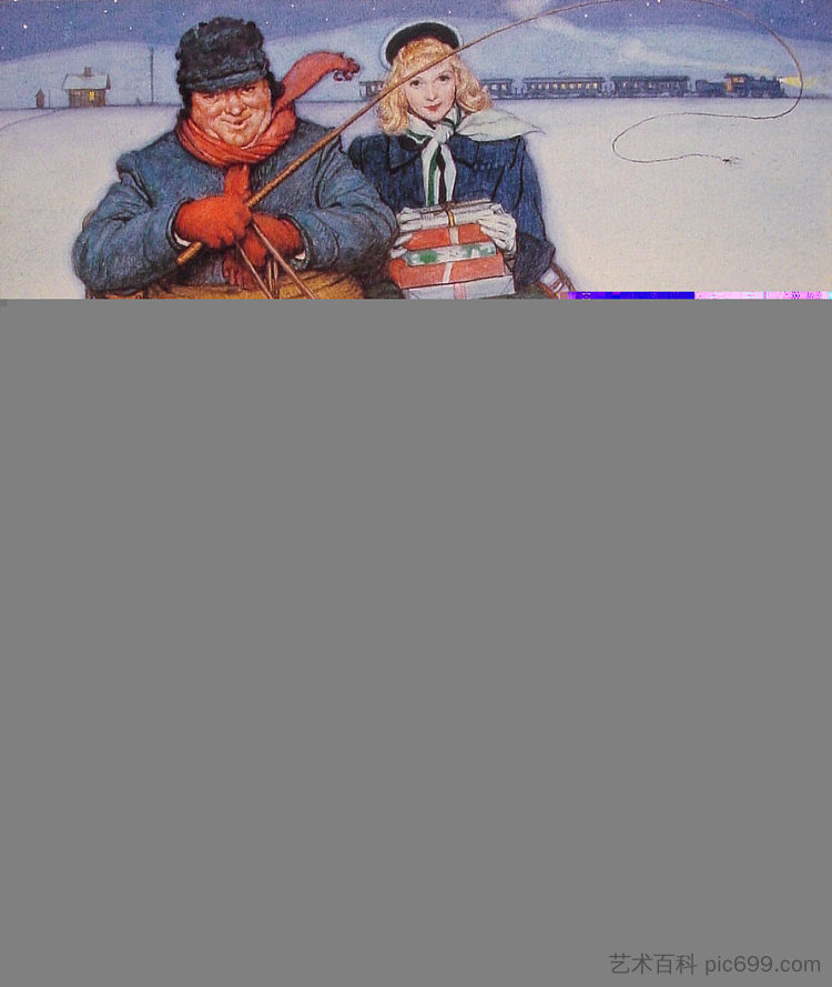 回家 The homecoming (1945),诺曼·洛克威尔
