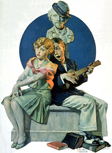 小夜曲 Serenade (1928; United States  )，诺曼·洛克威尔