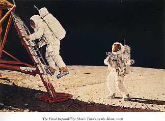 最后的不可能：人类在月球上的足迹 The Final Impossibility: Man’s Tracks on the Moon (1969)，诺曼·洛克威尔