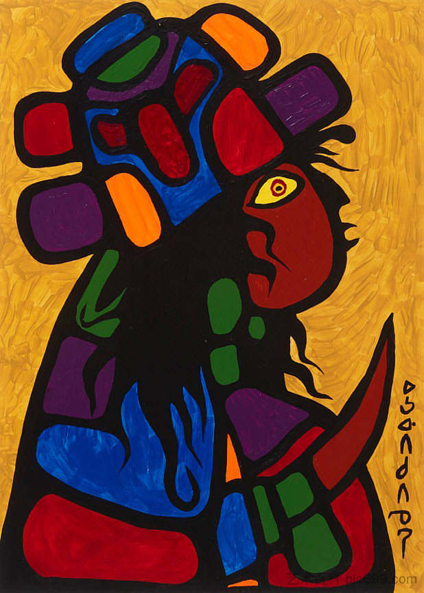 戴头饰的孩子 Child With Headdress (1972)，诺娃尔·墨里塞奥